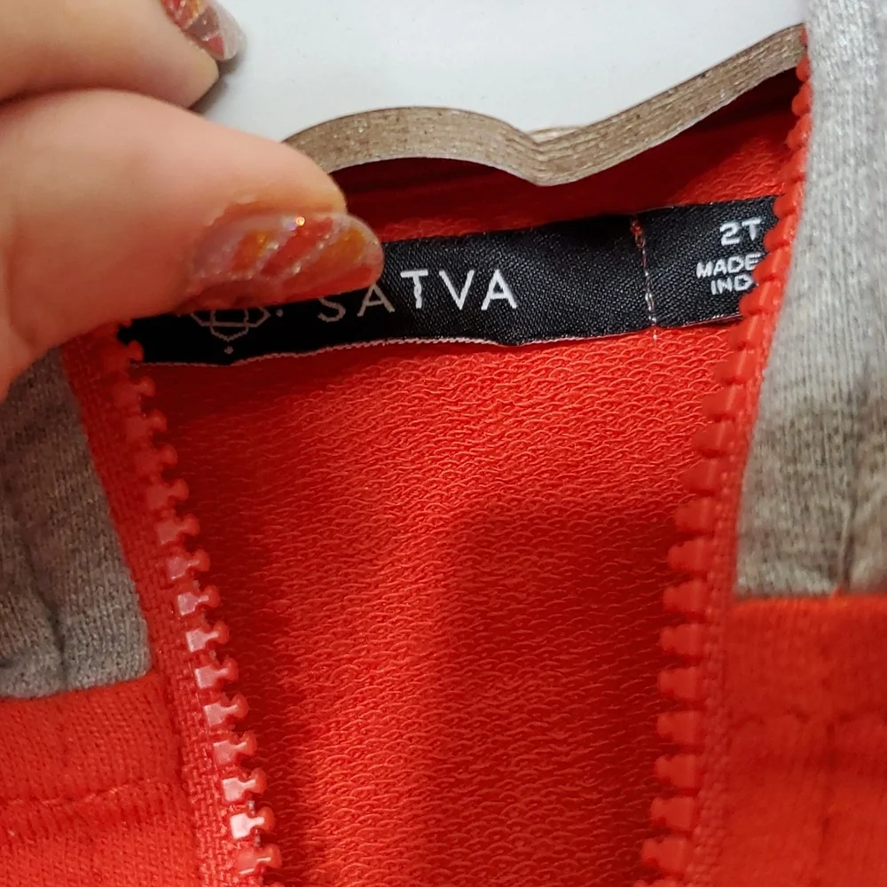 NWT Kid's Organic Activewear Full Zip Hoodie